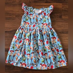 Toy Story Themed Girls Dress By JAB Creations Clothing, Sz 4